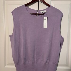 Banana Republic Purple Boxy Muscle Tee SIZE XL